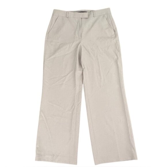 WHBM® Size 12 Luna Wide Leg Trousers in Biscotti Polyester-Spandex NEW - Picture 2 of 11